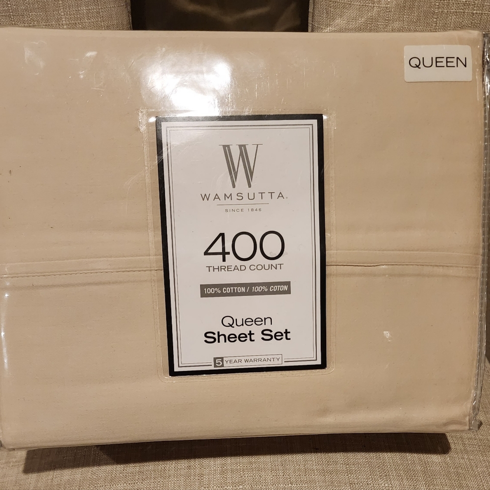 Wamsutta Queen 4 Piece Sheet Set - 400 thread count - Brand New!